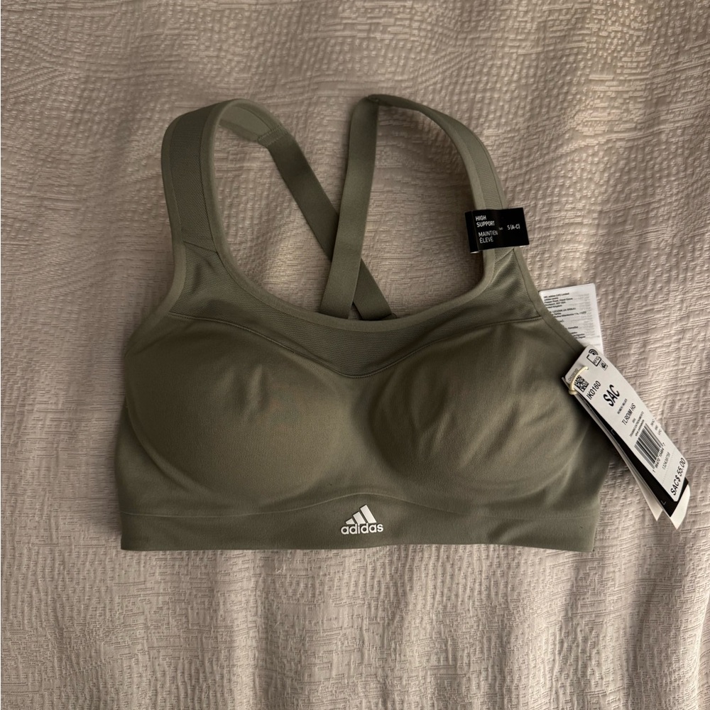 NWT Adidas Gray Sports Bra